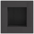 Brasero Signature en Acier Noir Mat - 80cm