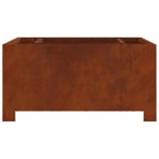 Brasero Carré en Acier Corten - 80cm
