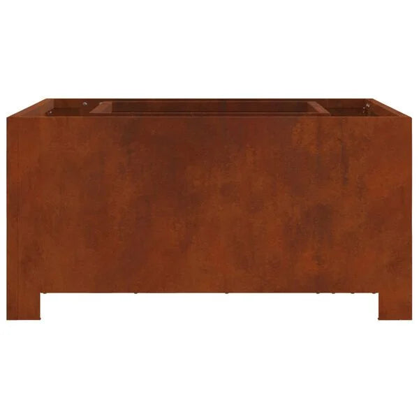 Brasero Carré en Acier Corten - 80cm