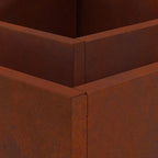 Brasero Carré en Acier Corten - 80cm