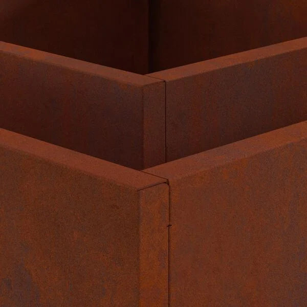 Brasero Carré en Acier Corten - 80cm